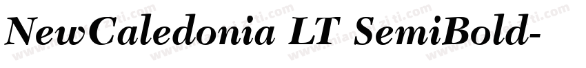 NewCaledonia LT SemiBold字体转换